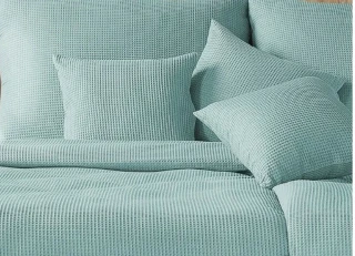 Povlečení RUMBA 140x200 + 70x90 cm, barva MOŘSKÁ ZELENÁ