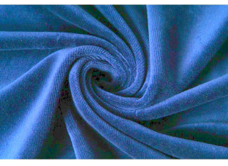 LUXUSNÍ SAMETOVÉ prostěradlo 120x220x25 cm, prodloužené, barva SAM 02-středně modrá