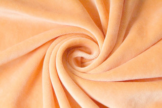 LUXUSNÍ SAMETOVÉ prostěradlo 90x220x15 cm, prodloužené, barva SAM 15-meruňková