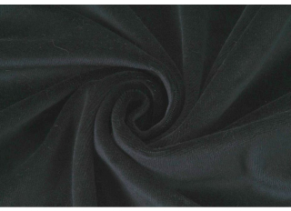 LUXUSNÍ SAMETOVÉ prostěradlo 90x220x25 cm, prodloužené, barva SAM 20-černá