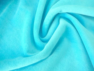 LUXUSNÍ SAMETOVÉ prostěradlo 120x220x25 cm, prodloužené, barva SAM 08-tyrkysová